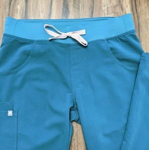 Figs Kade cargo pants, LTD edition Caribbean blue